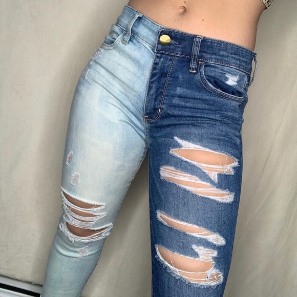 American Eagle Half Bleached Jeans - Picture 5 of 5